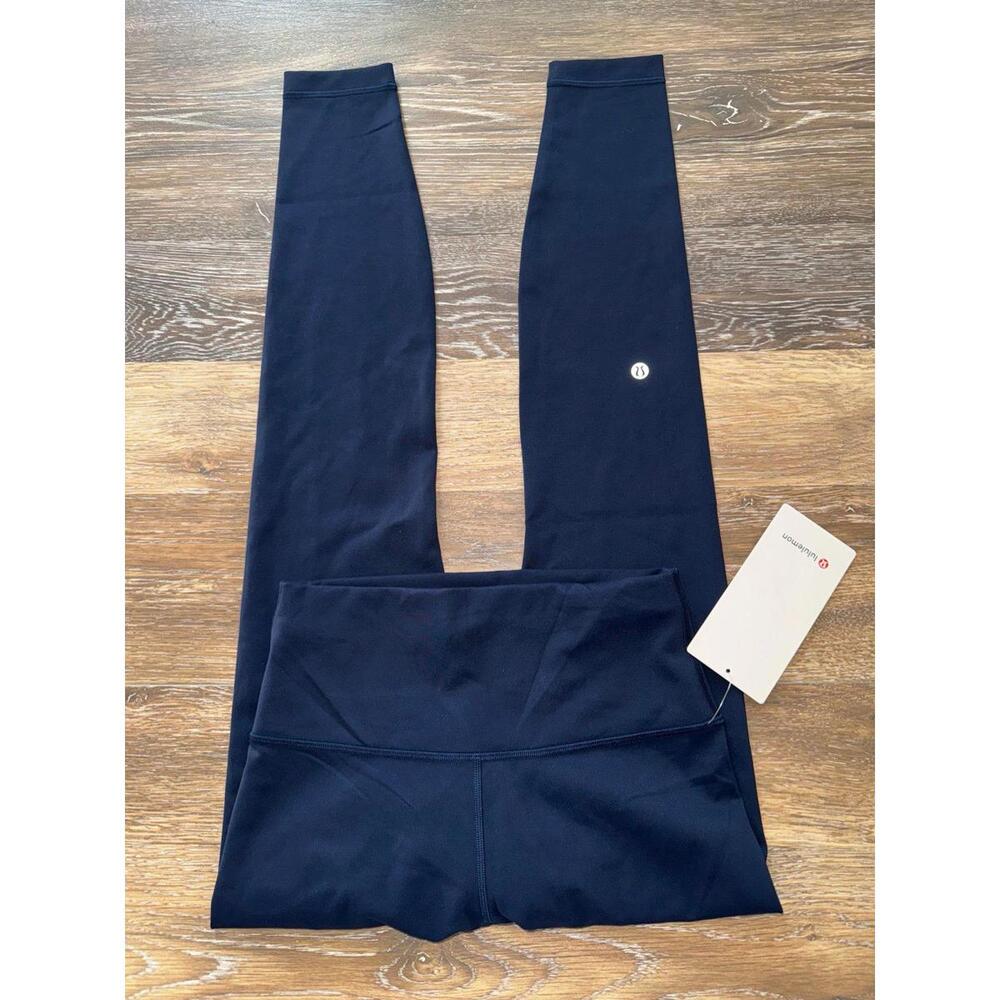 Lululemon Wunder Train High Rise 28” True Navy Size 6 NWT